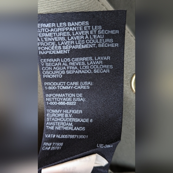 TOMMY HILFIGER Olive Green Khaki Utility Jacket, Size M, Lots of pocket room! - Picture 6 of 10